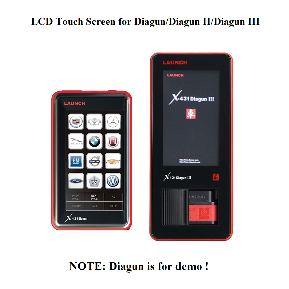 LCD Touch Screen Digitizer for LAUNCH X431 Diagun Diagun II III